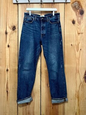 Alexa Chung for Madewell High-Rise Straight Jeans Allendale Wash 29